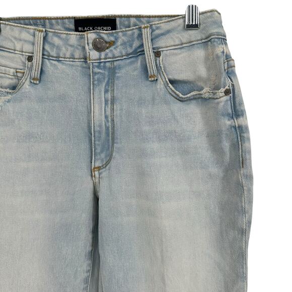 NEW Black Orchard Mia Light Wash Skinny Flare Jeans Sz 24 - Picture 3 of 9